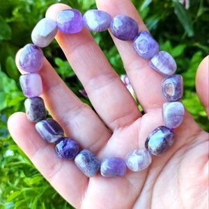 dream amethyst free form bracelet